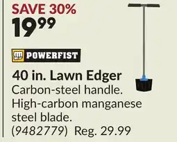 Princess Auto 40 in. Lawn Edger offer
