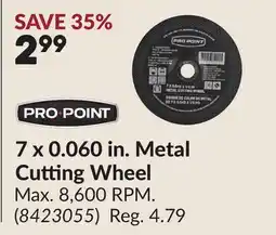 Princess Auto 7 x 0.060 in. Metal Cutting Wheel offer