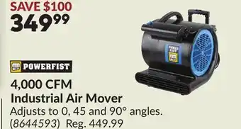 Princess Auto 4,000 CFM Industrial Air Mover offer