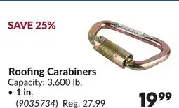 Princess Auto Roofing Carabiners, 1 in offer