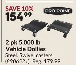 Princess Auto 2 pk 5,000 lb Vehicle Dollies offer