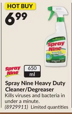 Princess Auto Spray Nine Heavy Duty Cleaner/Degreaser offer