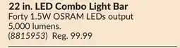 Princess Auto 22 in. LED Combo Light Bar offer