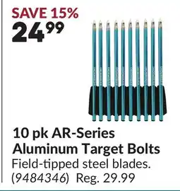 Princess Auto 10 pk AR-Series Aluminum Target Bolts offer
