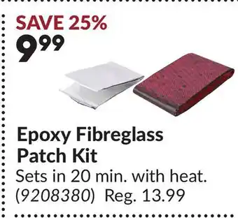 Princess Auto Epoxy Fibreglass Patch Kit offer