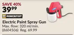 Princess Auto Electric Paint Spray Gun offer