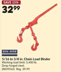 Princess Auto 5/16 to 3/8 in. Chain Load Binder offer