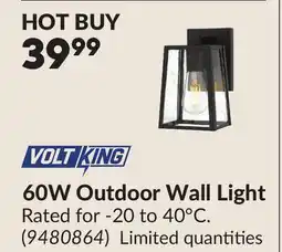 Princess Auto 60W Outdoor Wall Light offer