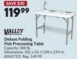 Princess Auto Deluxe Folding Fish Processing Table offer