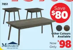 Surplus Furniture Grey 3-Piece Table Set offer