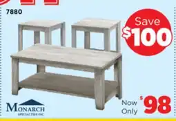 Surplus Furniture Industrial Grey 3-Piece Coffee Table Set offer