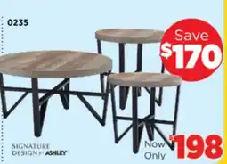 Surplus Furniture Deanlee Grey 3-Piece Coffee Table Set offer