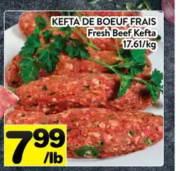 Supermarché PA KEFTA DE BOEUF FRAIS | Fresh Beef Kefta offer