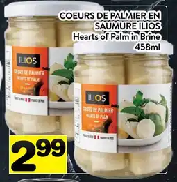 Supermarché PA COEURS DE PALMIER EN SAUMURE ILIOS | Hearts of Palm in Brine offer