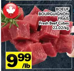 Supermarché PA BOEUF BOURGUIGNON FRAIS | Fresh Beef Cubes offer