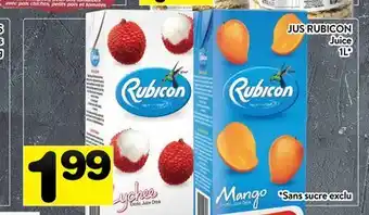 Supermarché PA JUS RUBICON | Juice offer