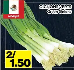 Supermarché PA OIGNONS VERTS | Green Onions offer