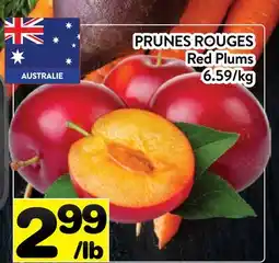 Supermarché PA PRUNES ROUGES | Red Plums offer