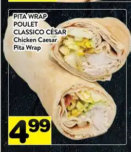 Supermarché PA PITA WRAP POULET CLASSICO CÉSAR | Chicken Caesar Pita Wrap offer