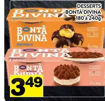 Supermarché PA DESSERTS BONTÀ DIVINA offer