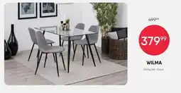 Meubles RD Wilma - Dining Table with 4 Chairs offer
