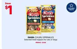 Mondou INABA CHURU SPRINKLES Selected meal toppers for cats or dogs offer