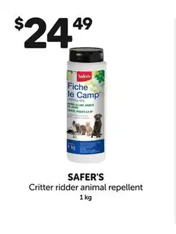 Mondou SAFER'S Critter ridder animal repellent offer