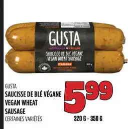 Marches Tau GUSTA SAUCISSE DE BLÉ VÉGANE offer