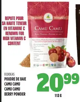 Marches Tau ECOIDEAS POUDRE DE BAIE CAMU CAMU offer