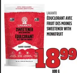 Marches Tau ÉDUCLORANT AVEC FRUIT DES MOINES LAKANTO offer
