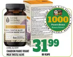 Marches Tau LIVING ALCHEMY CHARDON MARIE VIVANT MILK THISTLE ALIVE offer