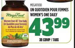 Marches Tau UN QUOTIDIEN POUR FEMMES MEGAFOOD offer