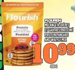 Marches Tau MÉLANGE À CRÊPES ET GAUFRES PROTÉINÉ FLOURISH offer