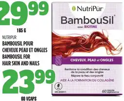 Marches Tau BAMBOUSIL POUR CHEVEUX PEAU ET ONGLES NUTRIPUR offer