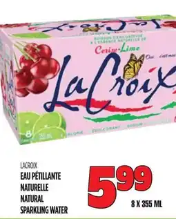 Marches Tau EAU PÉTILLANTE NATURELLE LACROIX offer