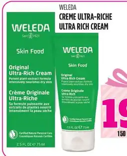 Marches Tau WELEDA CREME ULTRA-RICHE offer