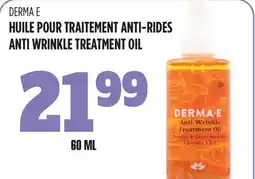 Marches Tau DERMA E HUILE POUR TRAITEMENT ANTI-RIDES offer