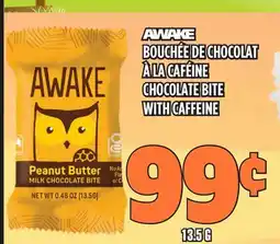 Marches Tau BOUCHÉE DE CHOCOLAT À LA CAFÉINE AWAKE offer