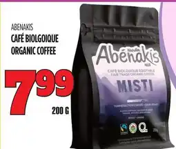 Marches Tau CAFÉ BIOLOGIQUE ABENAKIS offer