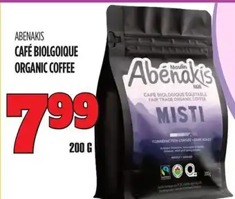 Marches Tau CAFÉ BIOLOGIQUE ABENAKIS offer