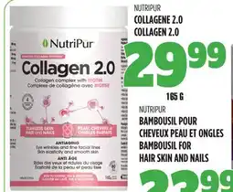 Marches Tau COLLAGENE2.0, BAMBOUSIL POUR CHEVEUX PEAU ET ONGLES NUTRIPUR offer