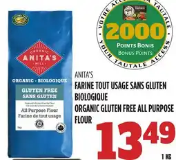 Marches Tau FARINE TOUT USAGE SANS GLUTEN BIOLOGIQUE ANITA'S offer