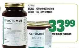 Marches Tau BIOFLO 1 POUR CONSTIPATION ACTUMUS offer