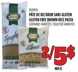 Marches Tau PÂTE DE RIZ BRUN SANS GLUTEN RIZOPIA offer