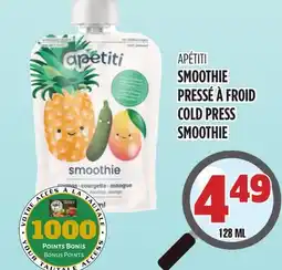 Marches Tau SMOOTHIE PRESSÉ À FROID APÉTITI offer