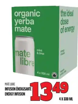 Marches Tau INFUSION ÉNERGISANTE MATE LIBRE offer