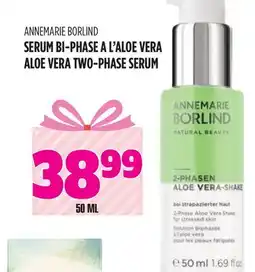 Marches Tau SERUM BI-PHASE A L'ALOE VERA ANNEMARIE BORLIND offer