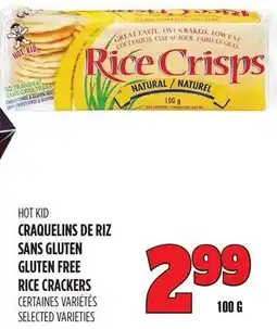 Marches Tau CRAQUELINS DE RIZ SANS GLUTEN HOT KID offer
