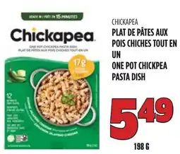 Marches Tau PLAT DE PÂTES AUX POIS CHICHES TOUT EN UN CHICKAPEA offer