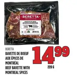Marches Tau BAVETTE DE BOEUF AUX ÉPICES DE MONTRÉAL BERETTA offer